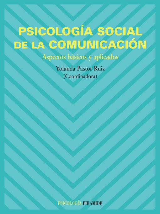 Cover image for Psicología social de la comunicación